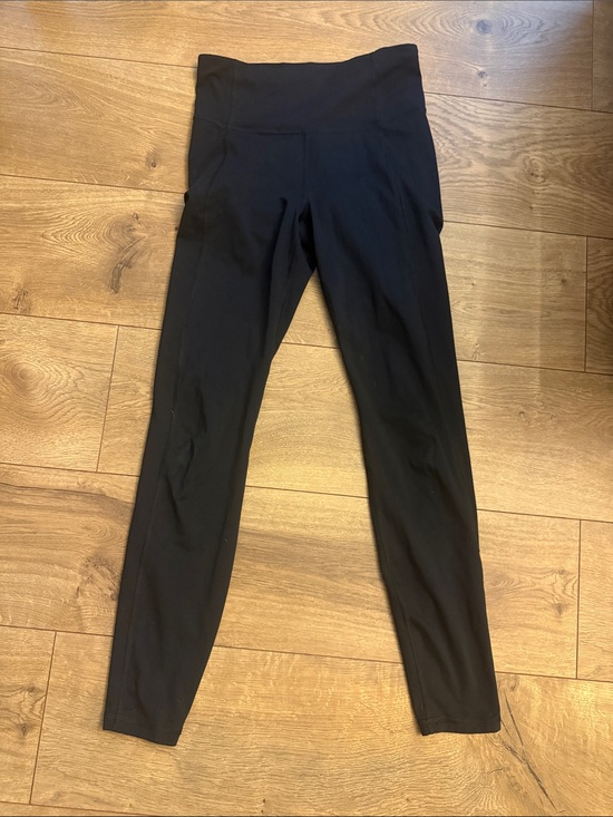 all in motion Pants - all in motion Black Performance Leggings with Logo